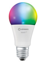 LEDVANCE SMART+ standard pære RGBW E27 9 W
